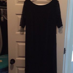 Black maternity dress